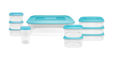 Peel Lid Food Storer Set - Colour May Vary thumbnail 2