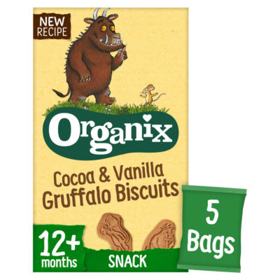 Organix Gruffalo Biscuits Toddler Snacks Multipack 12 months+