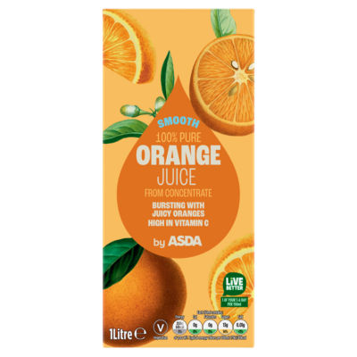 Smooth Orange Juice 1 Litre thumbnail 2