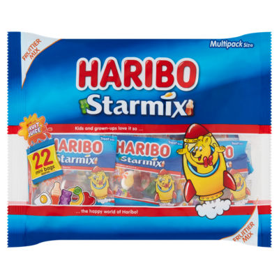 Starmix Minis Fruit & Cola Flavour Jelly & Foam Sweets 22 x 16g Fun Size Bags Multipack 352g thumbnail 2