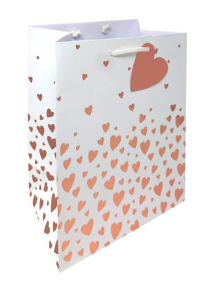 Rose Gold Heart Medium Bag