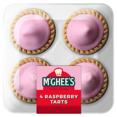 McGhee's 4 Raspberry Tarts