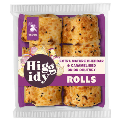 Extra Mature Cheddar & Caramelised Onion Chutney Rolls 160g