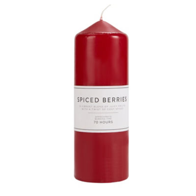 Large Apple & Spice Pillar Candle