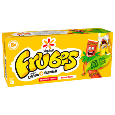 Kids Banana & Strawberry Yoghurt Tubes 9 x 37g thumbnail 3