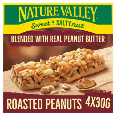 Sweet & Salty Nut Roasted Peanuts Cereal Bars 4 x 30g (120g) thumbnail 2