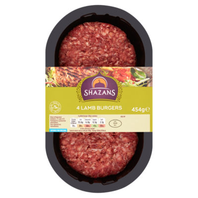 4 Lamb Burgers 454g thumbnail 2