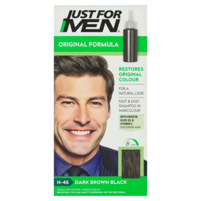 Single Application Haircolour Kit H-45 Dark Brown Black thumbnail 2
