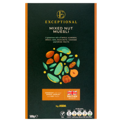 Exceptional by Mixed Nut Muesli 500g