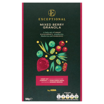 Exceptional by Mixed Berry Granola 500g