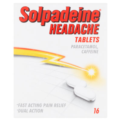 Headache 500mg/65mg 16 Tablets thumbnail 2