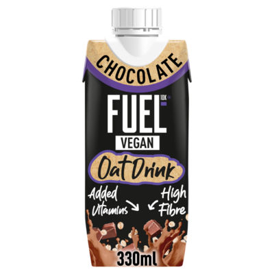 Chocolate High Fibre Vegan Oat Drink 330ml thumbnail 2