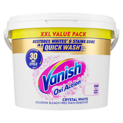Gold Crystal White Oxi Action Stain Remover Powder 2.4kg thumbnail 2