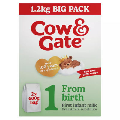 1 First Infant Baby Milk Formula Powder, From Birth, 1.2kg thumbnail 2