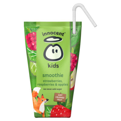 Kids Smoothies Strawberries, Raspberries & Apples 4 x 150ml thumbnail 3