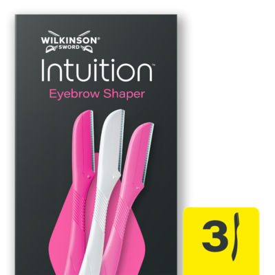 Intuition Eyebrow Shaper Razor, 3 Beauty Tools + 1 Precision Cap thumbnail 2