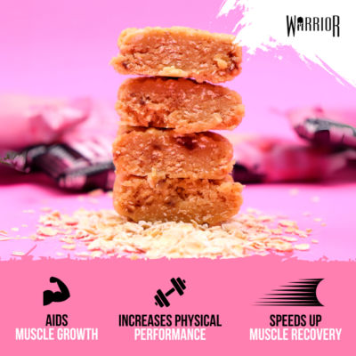 Raw Protein Flapjack White Chocolate Cranberry 75g thumbnail 4