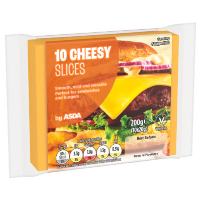 ASDA Cheesy Slices 10 x 20g (200g) thumbnail 2
