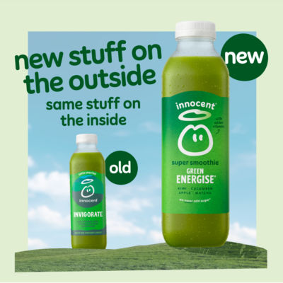 Green Energise, Kiwi, Cucumber, Apple & Matcha Super Smoothie with Vitamins 750ml thumbnail 3