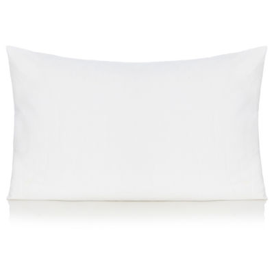 White Brushed Cotton Pillowcase Pair