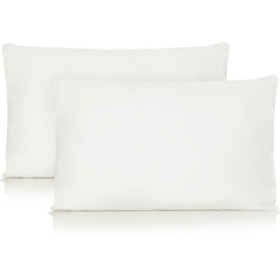 White Sateen Sheeting Pillowcase Pair