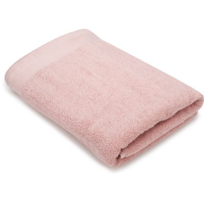 Medium Dusky Pink Cotton Bath Towel