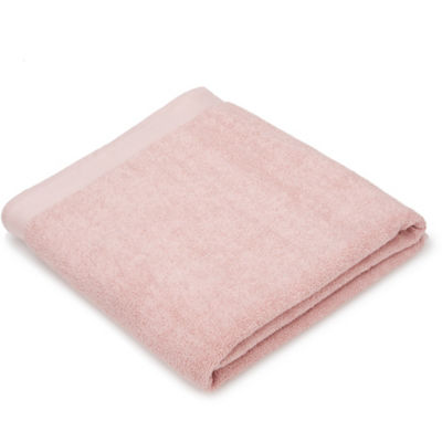 Dusky Pink Cotton Bath Sheet