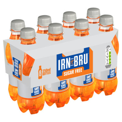 DIET IRN-BRU Soft Drink Bottle Multipack 8x250ml thumbnail 2
