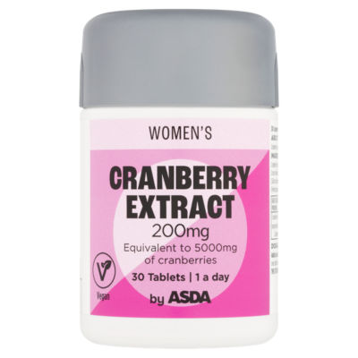 Women's 1 a day Cranberry Extract 200mg 30 Tablets thumbnail 2