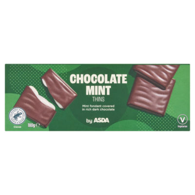 Chocolate Mint Thins 180g thumbnail 2