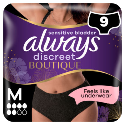 Always Discreet Incontinence Pants Boutique Underwear Incontinence Pants