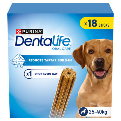 DENTALIFE Large Dental Chicken Dog Chews 18 Sticks