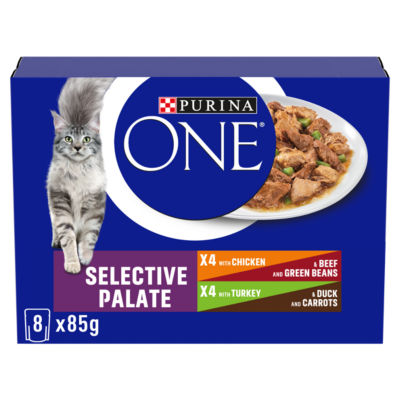 Purina One Mini Fillets Selective Palate Wet Cat Food