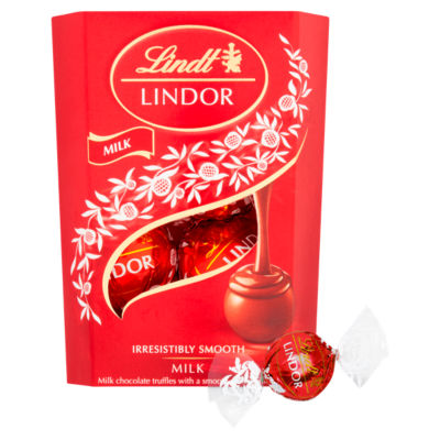 Lindor Milk Chocolate Truffles Treat Box 37g thumbnail 3