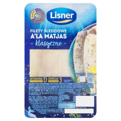 Salted Herring Skinless Fillets in Rapeseed Oil 220g thumbnail 2