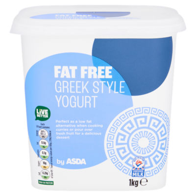 Fat Free Greek Style Yogurt 1kg thumbnail 2