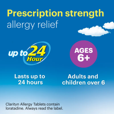 Allergy Tablets 10mg Loratadine for Allergy and Hayfever Relief - 30 Tablets thumbnail 3