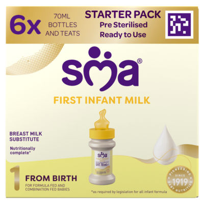 ® 1 First Infant Milk Liquid Formula Starter Pack from birth 6x70ml