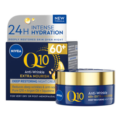 Q10 Anti-Wrinkle Extra Nourish Deep Restoring Night Cream 50ml thumbnail 2
