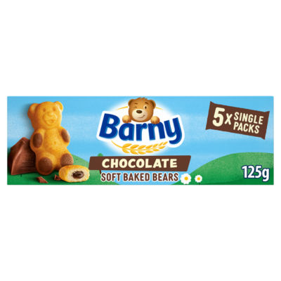 Barny 5 pack Chocolate Soft Baked Bears 125g (5 X 25g) thumbnail 2