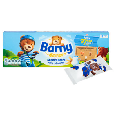 Barny 5 pack Milk Soft Baked Bears 125g (5 X 25g) thumbnail 3