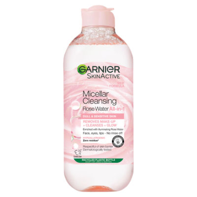 Micellar Rose Water, Gentle face Cleanser & Makeup Remover, Cleanse & Glow Formula, 400ml thumbnail 2