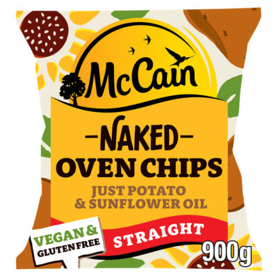 Naked Oven Chips Straight Cut 900g thumbnail 2