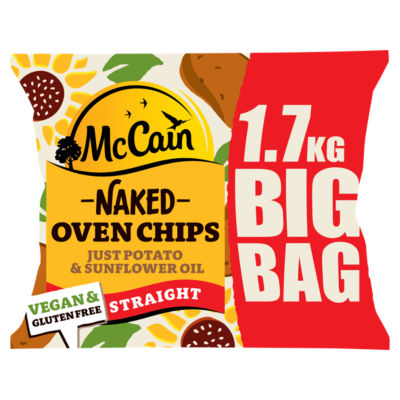 Naked Oven Chips Straight Cut 1.7kg