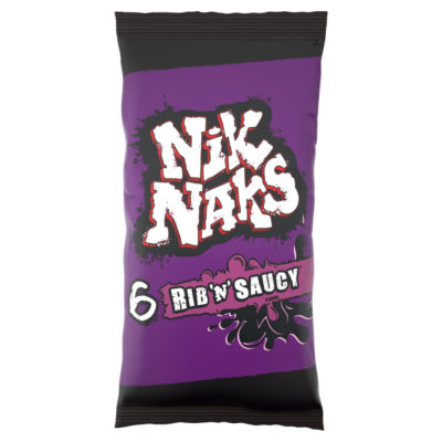 Nik Naks Rib 'N' Saucy Multipack Crisps