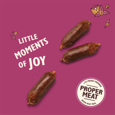 Scrumptious Duck with Venison Sausages Dog Treats 70g thumbnail 4