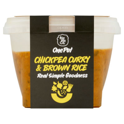 OnePot Chickpea Curry & Brown Rice 380g