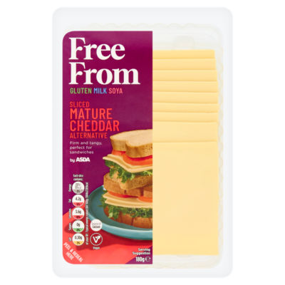 Free From by  Sliced Mature Cheddar Alternative 180g thumbnail 2