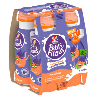 Peach Flavour Drinking Yoghurt 4 x 100g (400g) thumbnail 3