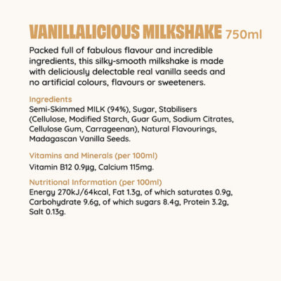 Vanillalicious! Milkshake 750ml thumbnail 4